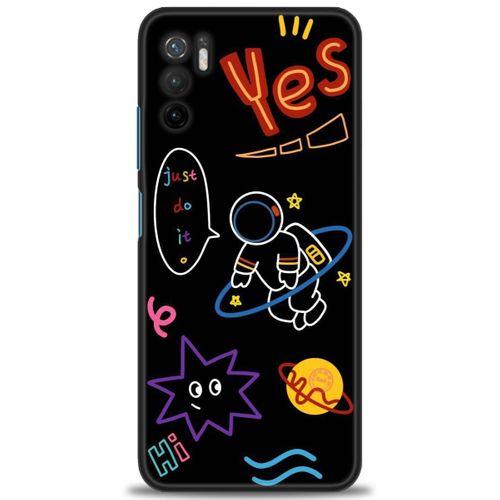 Xiaomi Redmi Note 10 5G Kılıf HD Baskılı Kılıf - Yes + Tam Ekran Koruyucu