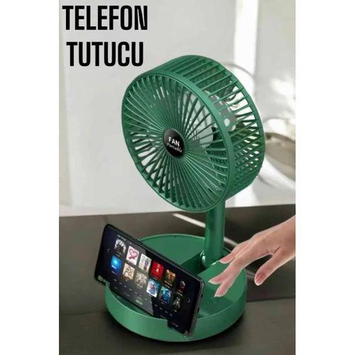 Soğutucu Vantilatör Telefon Standlı Mini Fan