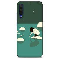 Xiaomi Mi A3 Kılıf Depresyon (8) Baskılı Kılıf Siyah Kahverengi