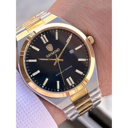 Raymond Nişan Ve Damatlara Özel Çelik Kordon 2 Yıl Garantili 5 Atm Erkek Kol Saati+Bileklik RMD.27