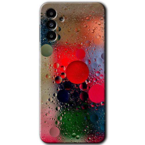 Potkal Hediye Fabrikası Samsung Galaxy A13 5G Kılıf HD Desen Baskılı Arka Kapak - Wet Bubbles