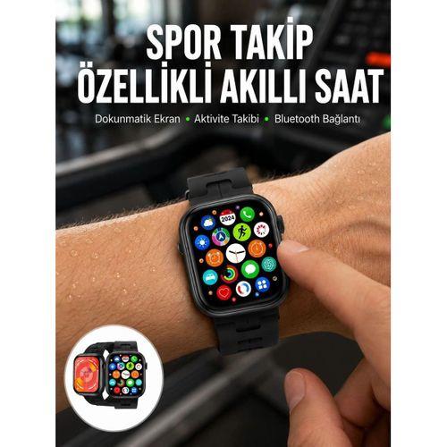 Akıllı Saat Çağrı Cevaplama Müzik Dinleme Plastik Kordon Mesaj Bildirimleri Yeni Seri