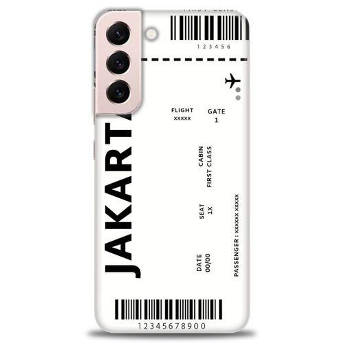 Samsung Galaxy S22 Plus Kılıf HD Baskılı Kılıf - Jakarta + Tam Ekran Koruyucu