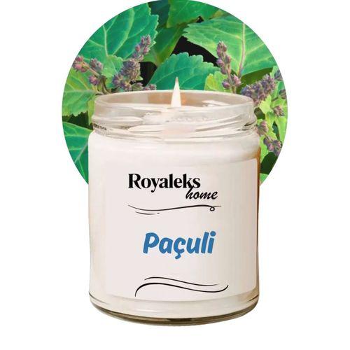 Doğal Özel Seri Kokulu Dekoratif Kavanoz Mum 210 cc - Paçuli Esansı - RYL