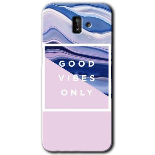 Samsung Galaxy J6 Plus HD Baskılı Kılıf + 9D Tam Ekran Koruyucu - Good Vibes