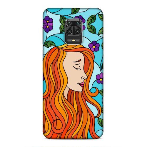 Xiaomi Redmi Note 9S Uyumlu Kılıf Face'X 14 Lansman Kılıf Turuncu Saç