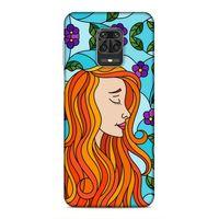 Xiaomi Redmi Note 9S Uyumlu Kılıf Face'X 14 Lansman Kılıf Turuncu Saç