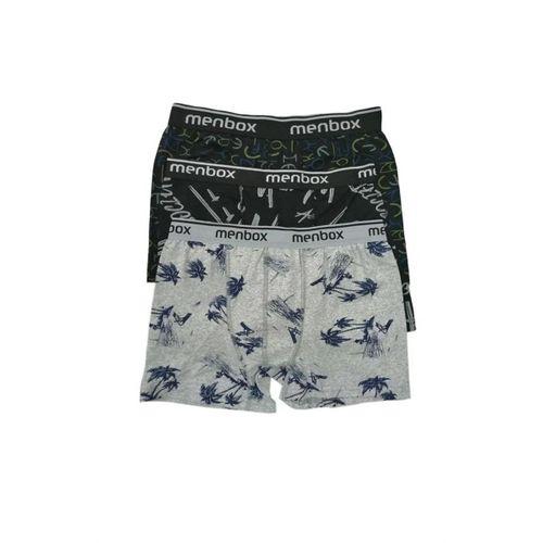 Erkek Likralı Boxer 6 Lı Desenli Karışık Renkler (Menbox 1052)