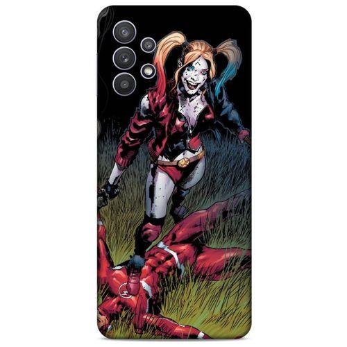 Samsung Galaxy A32 Uyumlu Kılıf Harley Quinn (40) Fit Silikon Kılıf Leylak