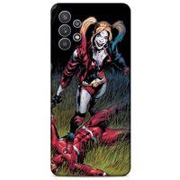 Samsung Galaxy A32 Uyumlu Kılıf Harley Quinn (40) Fit Silikon Kılıf Leylak
