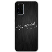 Samsung Galaxy S20 Plus Kılıf HD Desen Baskılı Arka Kapak - İmza Atatürk