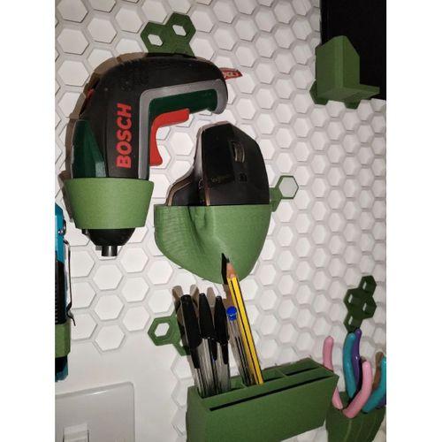 HSW Honeycomb Storage Wall Logitech MX Master 3 Mouse Tutucu Small Hex (Bu ürün Sadece Plastik parçadır - Almadan Önce Soru Sorabilirsiniz)