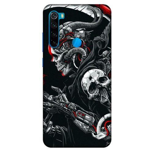Xiaomi Redmi Note 8 Uyumlu Kılıf Motorsiklet (23) Ultra Koruma Kılıfı Kurukafa