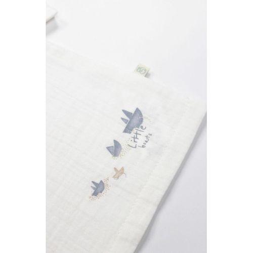 Bistyle Bistyle 2li Takım Şort Müslin Little Boats 14126 Ekru