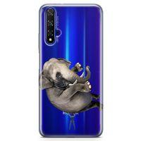 Honor View 20 Kılıf Lider Ruhu Arka Kapak Koruma Desenli Full Koruyucu