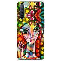 Lopard Oppo Reno 3 Uyumlu Kılıf Sürreal Yüzler ♀ (3) Kapak Baskılı