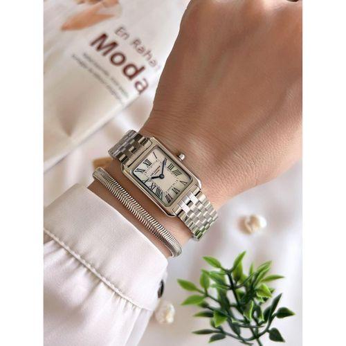 Lee Cooper Çelik Hasır Kordonlu 3 Atm Suya Dayanıklı Kadın Kol Saati VS.BLKT.0248