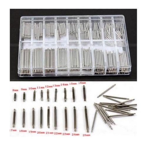 Zhltools Yaylı Çelik Saat Kordon Pimi 9 farklı ebatta 180 adet Kutulu Set