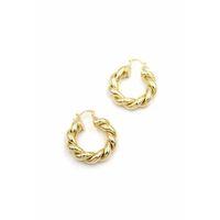 Burgu Halka Küpe - Altın