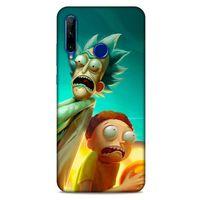 Huawei Y6P Uyumlu Kılıf Rick And Morty (24) Darbe Emici Kılıf Frank Palicky