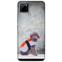 Oppo Realme C11 Kılıf Köpek Kıyafetleri (39) Liquid Crystal Kılıf China Sushi Yağmurluk