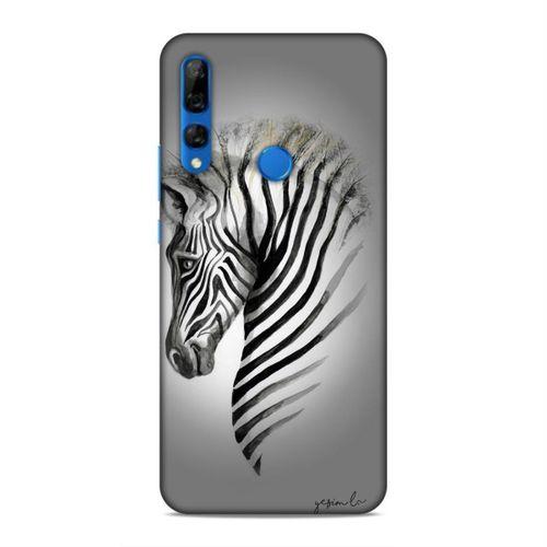 Huawei Y9 Prime 2019 Kılıf Zebra Arka Kapak Silikon Koruma Full Koruyucu