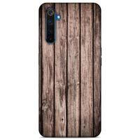 Lopard Oppo Realme 6 Uyumlu Kılıf Wood'X (17) Tasarım Kılıf Baskılı