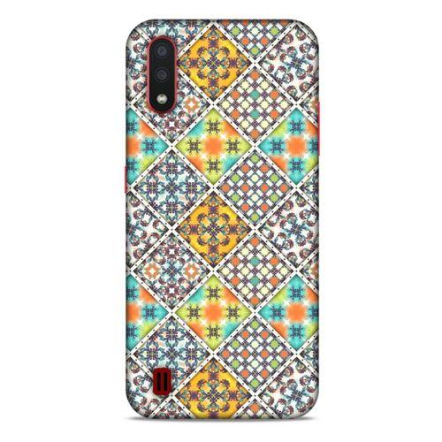 Ethnic Culture (50) Samsung Galaxy A01 Kılıf Silikon Kapak Desenli