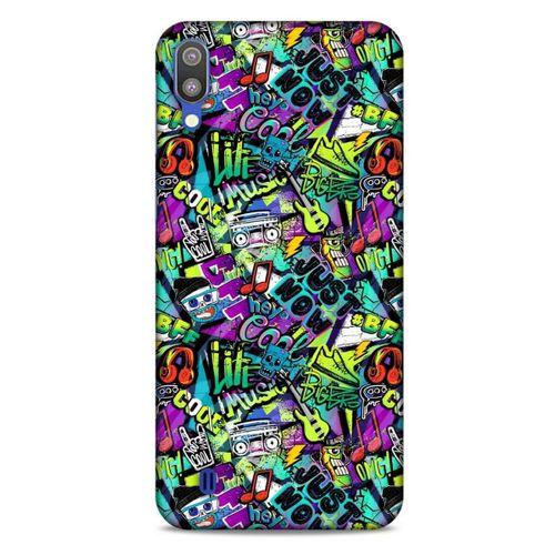 Graffitix (1) Desenli Silikon Kapak Samsung Galaxy M10 Kılıf