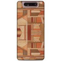 Lopard Samsung Galaxy A80 Uyumlu Kılıf Wood'X (43) Thin Fit Kılıf Baskılı