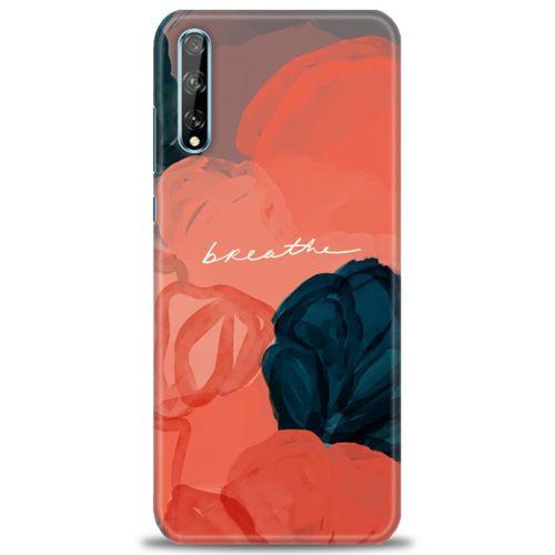 Huawei P Smart S Kılıf HD Baskılı Kılıf - Breathe + Tam Ekran Koruyucu