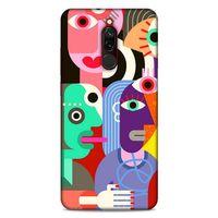 Lopard Xiaomi Redmi 8 Uyumlu Kılıf Soyut Sanat (14) Desenli Lansman Kılıf