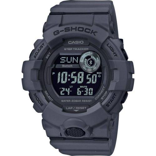 Casio GBD-800UC-8DR Quartz Dijital Silikon Gri Siyah Kadran 10 ATM 49 mm Erkek Kol Saati
