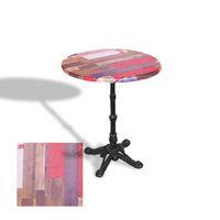 Dockers Çipa 1002 Döküm Ayak Yuvarlak Masa Çap 70cm - (Werzalit, Wermodin ve Allzalit Tabla) - Redwood