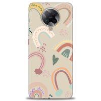 Xiaomi Redmi K30 Pro Kılıf HD Baskılı Kılıf - Kahve Gökkuşağı + Tam Ekran Koruyucu