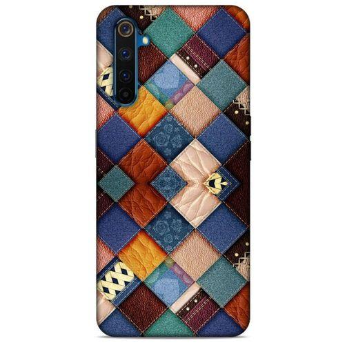 Oppo Realme 6 Pro Kılıf Patchwork (31) TPU Kılıf Karışık Renkli