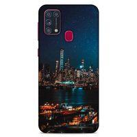 Lopard Samsung Galaxy M31 Uyumlu Kılıf Gece'S (6) Silikon Kılıf Şehir