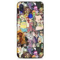 Xiaomi Redmi Note 7 Pro Uyumlu Kılıf Rick And Morty (33) Hybrid Kılıf Killer Rick