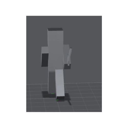 Kılıçlı Düz Minecraft Karakteri (Bu ürün Sadece Plastik parçadır - Almadan Önce Soru Sorabilirsiniz)