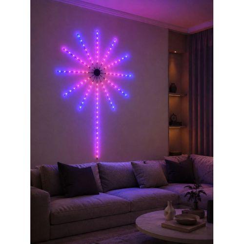 Telefon Kontrollü Rgb Fireworks Led Işık Çok Renkli Dekoratif Duvar Lambası