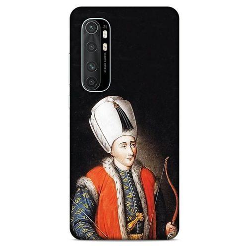 Xiaomi Mi Note 10 Lite Uyumlu Kılıf Ottoman (27) Tasarımlı Kılıf Genç Osman