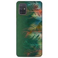 Samsung Galaxy A71 Kılıf Desenli Özel Seri Tüyler (31) TPU Kılıf