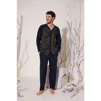 Erkek 8025 Erkek   V Yaka Boydan Düğmeli Pijama Takımı