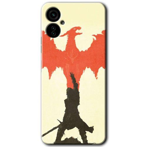 Tecno Spark 9 Pro Kılıf HD Desen Baskılı Arka Kapak - Dragon Hunter 1