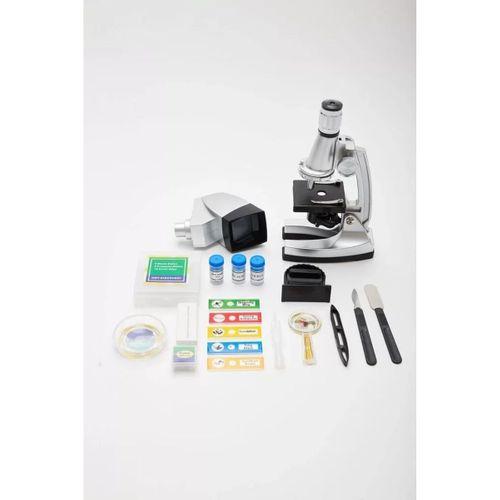 -50x-100x-200x-400x-600-1200x Çocuklariçin Eğitici Projektörlü Mikroskop Seti