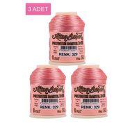 3 Adet Altınbaşak Oya ve Dantel İpi 20 gr - Royaleks - No: 329
