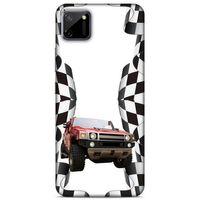 Lopard Oppo Realme C11 Uyumlu Kılıf PickUpX (24) Darbe Emici Kılıf Kırmızı Hummel