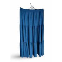 Beli Lastikli Bürümcek Kumaş Etek Anne Eteği Uzun Namaz Eteği Lacivert 44-52 beden