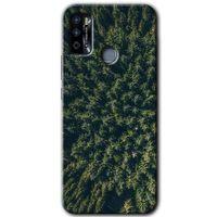 İnfinix Hot 9 Play Kılıf HD Desen Baskılı Arka Kapak - Çam Ağacı Ormanı