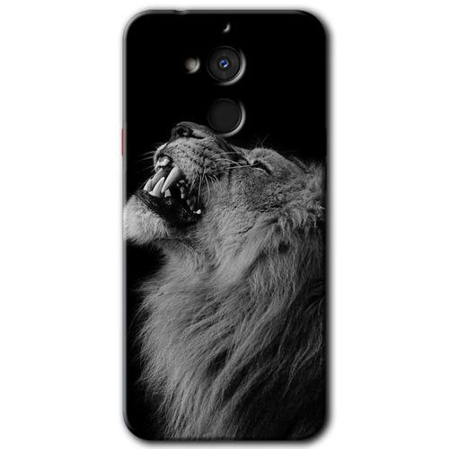 General Mobile GM 8 HD Baskılı Kılıf + 9D Tam Ekran Koruyucu - Lion